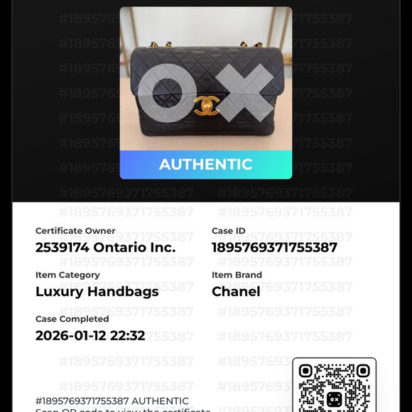 Chanel Vintage Black Jumbo Classic Flap Bag 24k Gold Hardware Lambskin Leather - Picture 16 of 16